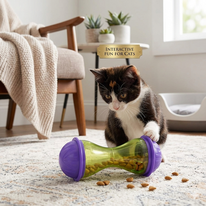 Interactive Cat Food Tumbler Toy