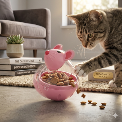 Interactive Cat Food Tumbler Toy