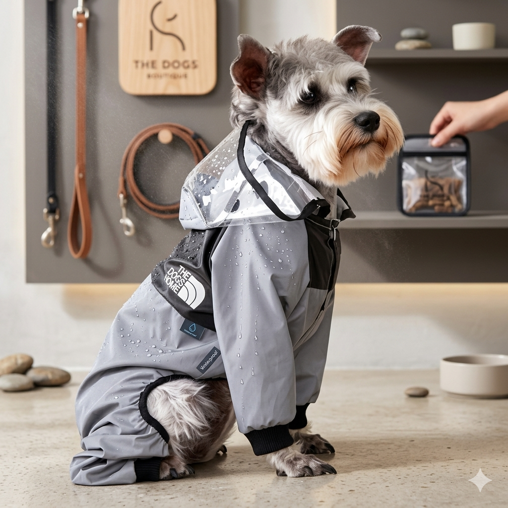 Reflective Waterproof Dog Raincoat – Lightweight & Comfortable
